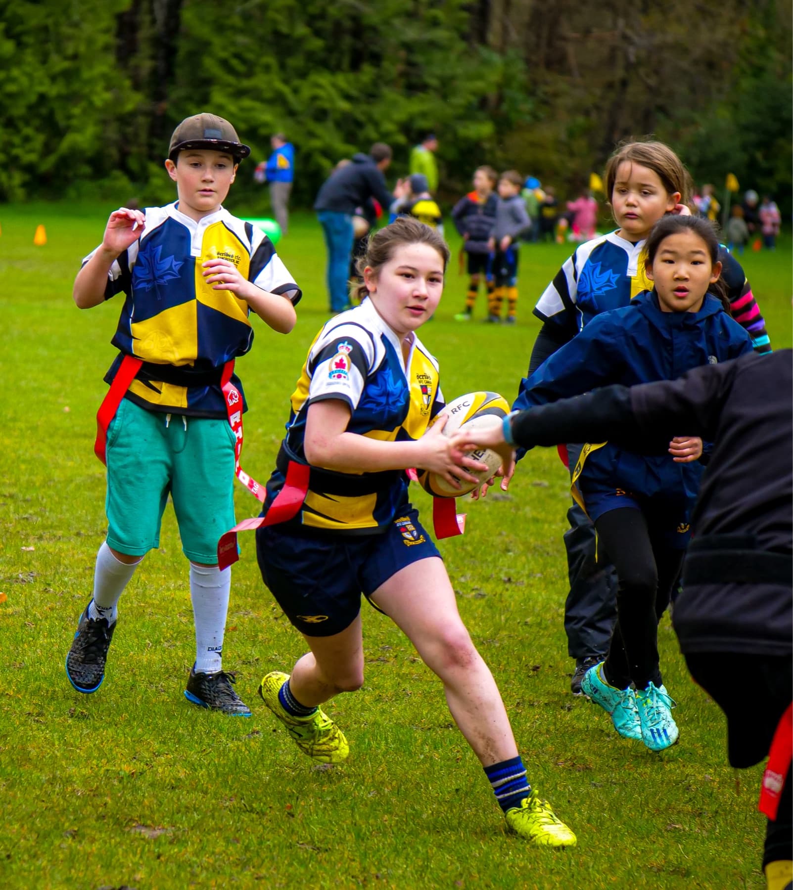 Scribes junior tag rugby