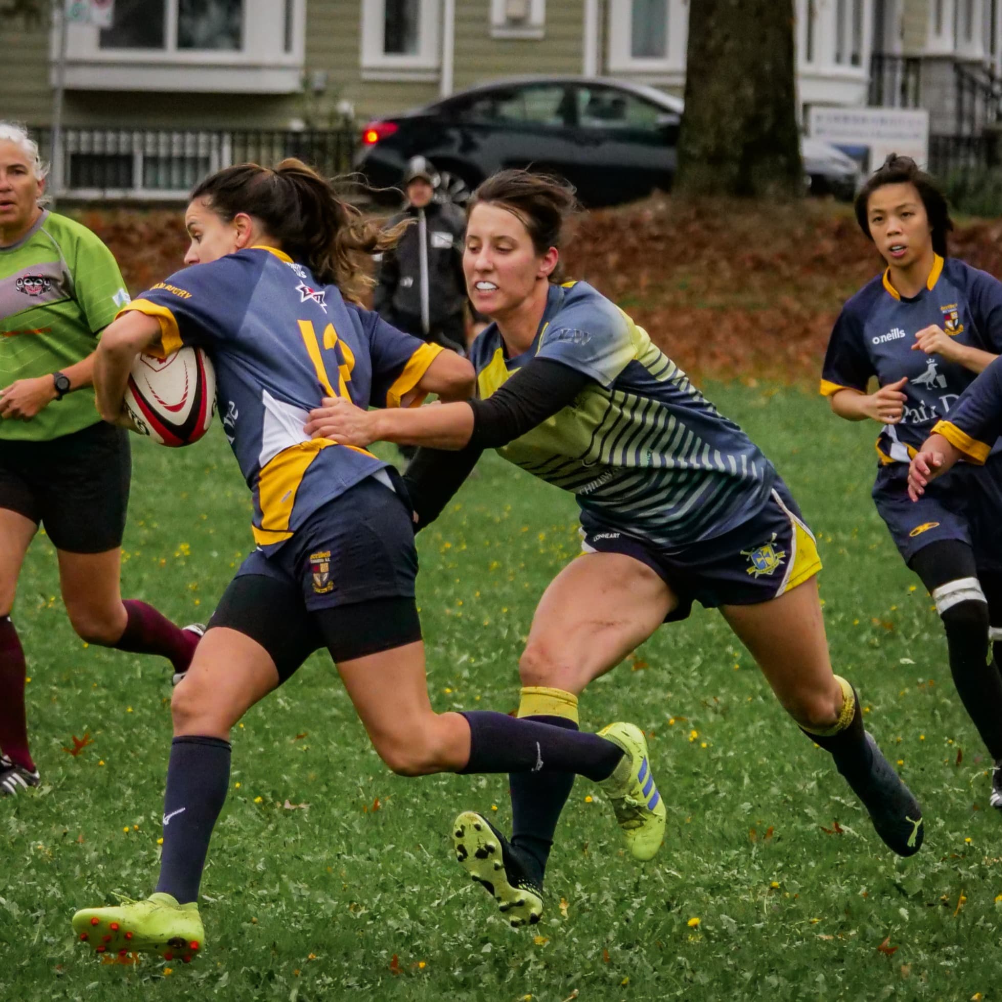 Womens squad on the attack.