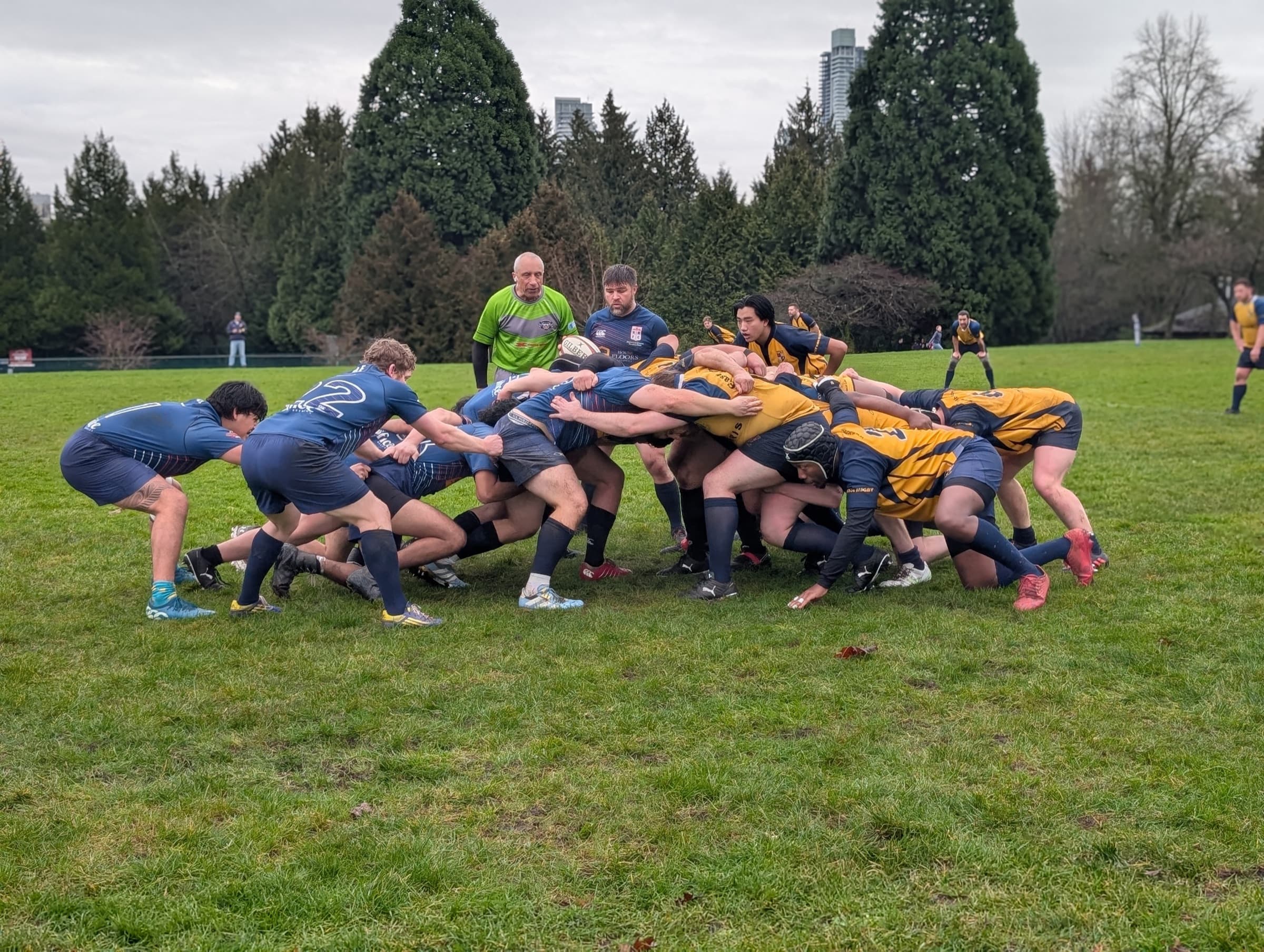 Scrum time at Trout Lake.